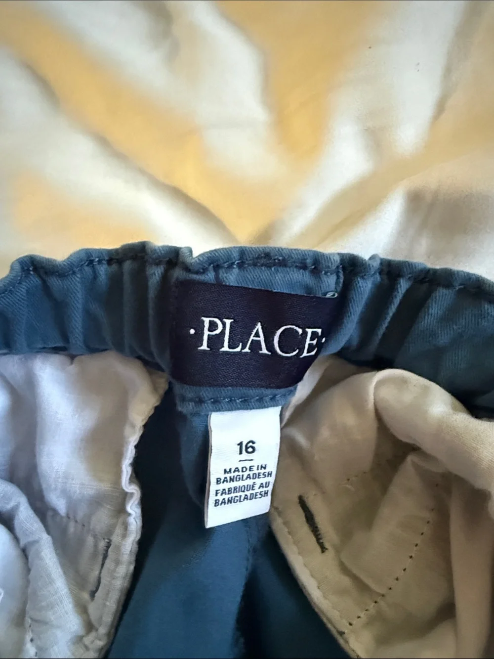 The Children's Place Teal Green Adjustable Waist Casual Bottoms